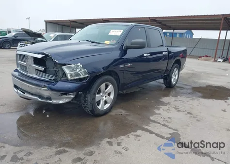 2012 Ram 1500 Slt z USA, uszkodzony, nr VIN 1C6RD6LT2CS349102